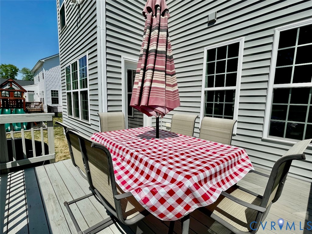 9506 Simonsville Road Midlothian, VA 23112 - Photo 24 of 27 a balcony view with a seating space