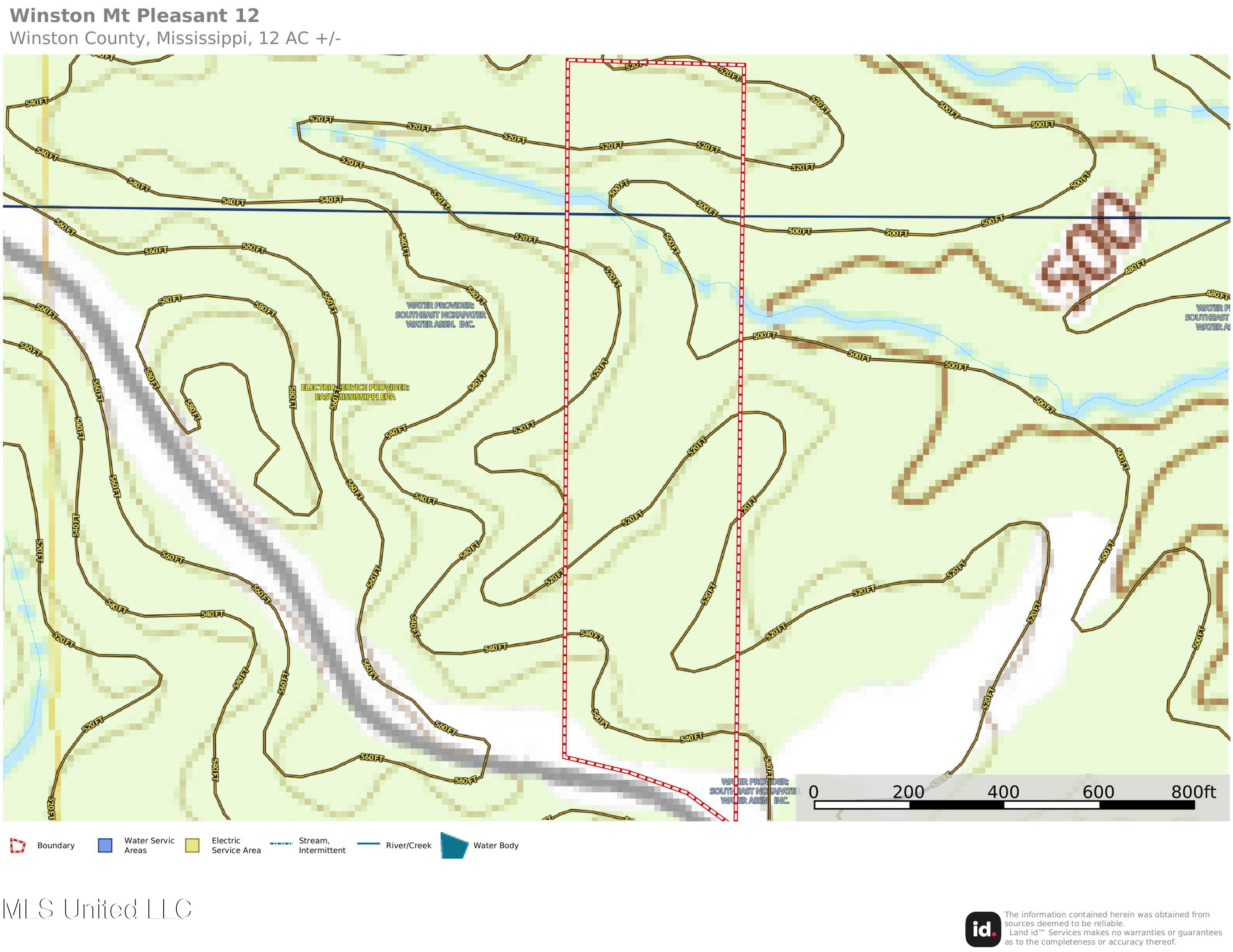Mt Pleasant topo