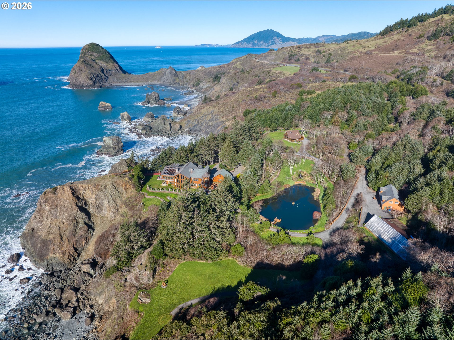 36044 Highway 101 Gold Beach, OR 97444 - Photo 38 of 43 a view of a garden