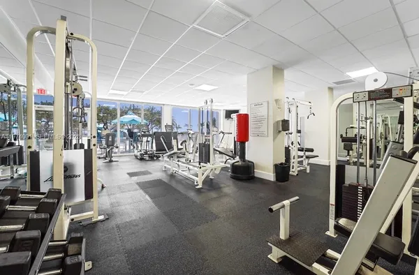a view of gym