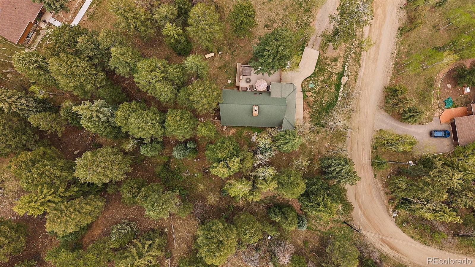 307 Snyder Mountain Road Evergreen, CO 80439 - Photo 39 of 41 view of a house with a yard