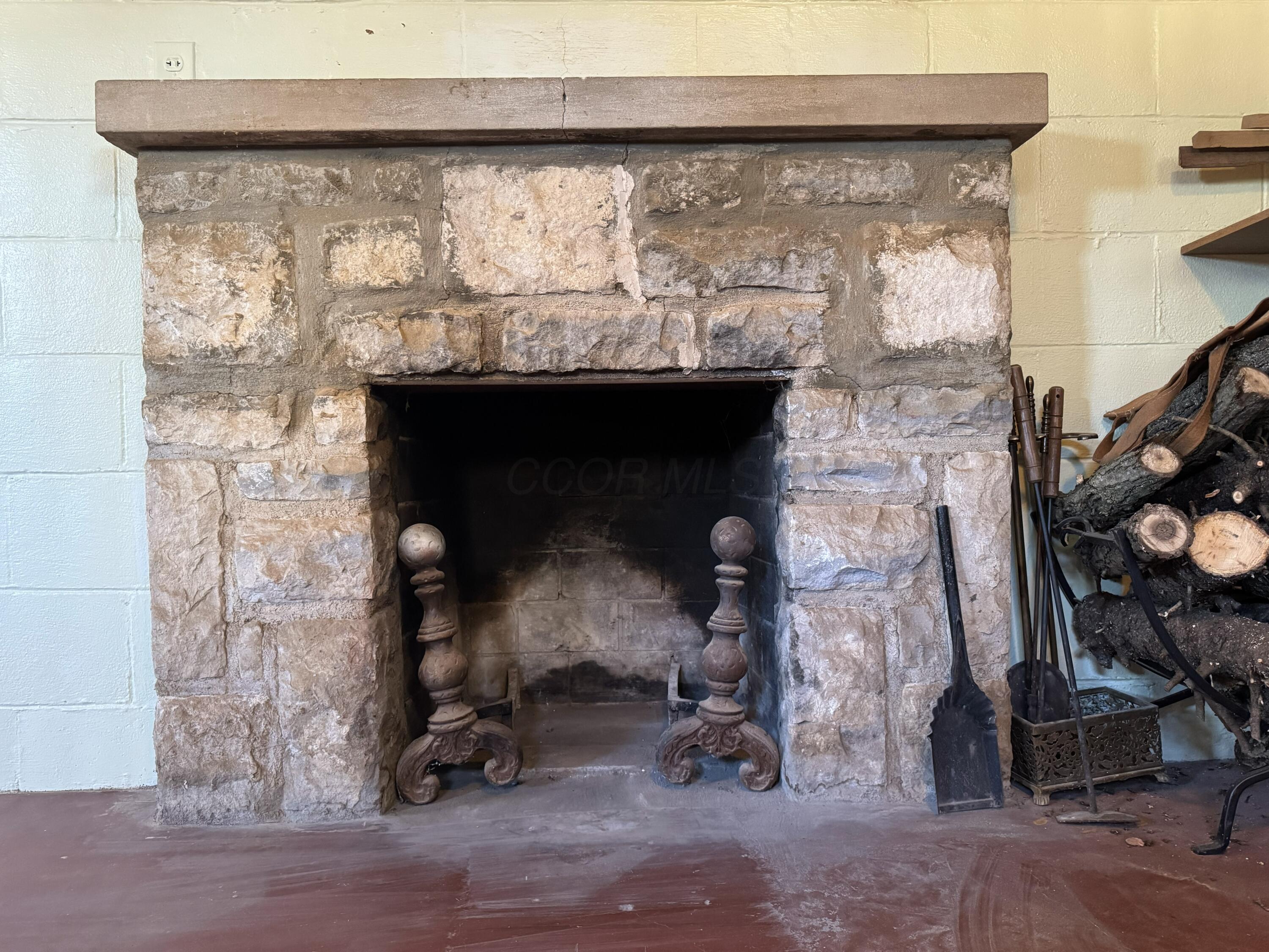 2272 Fishinger Road Columbus, OH 43220 - Photo 34 of 34 Basement Fireplace