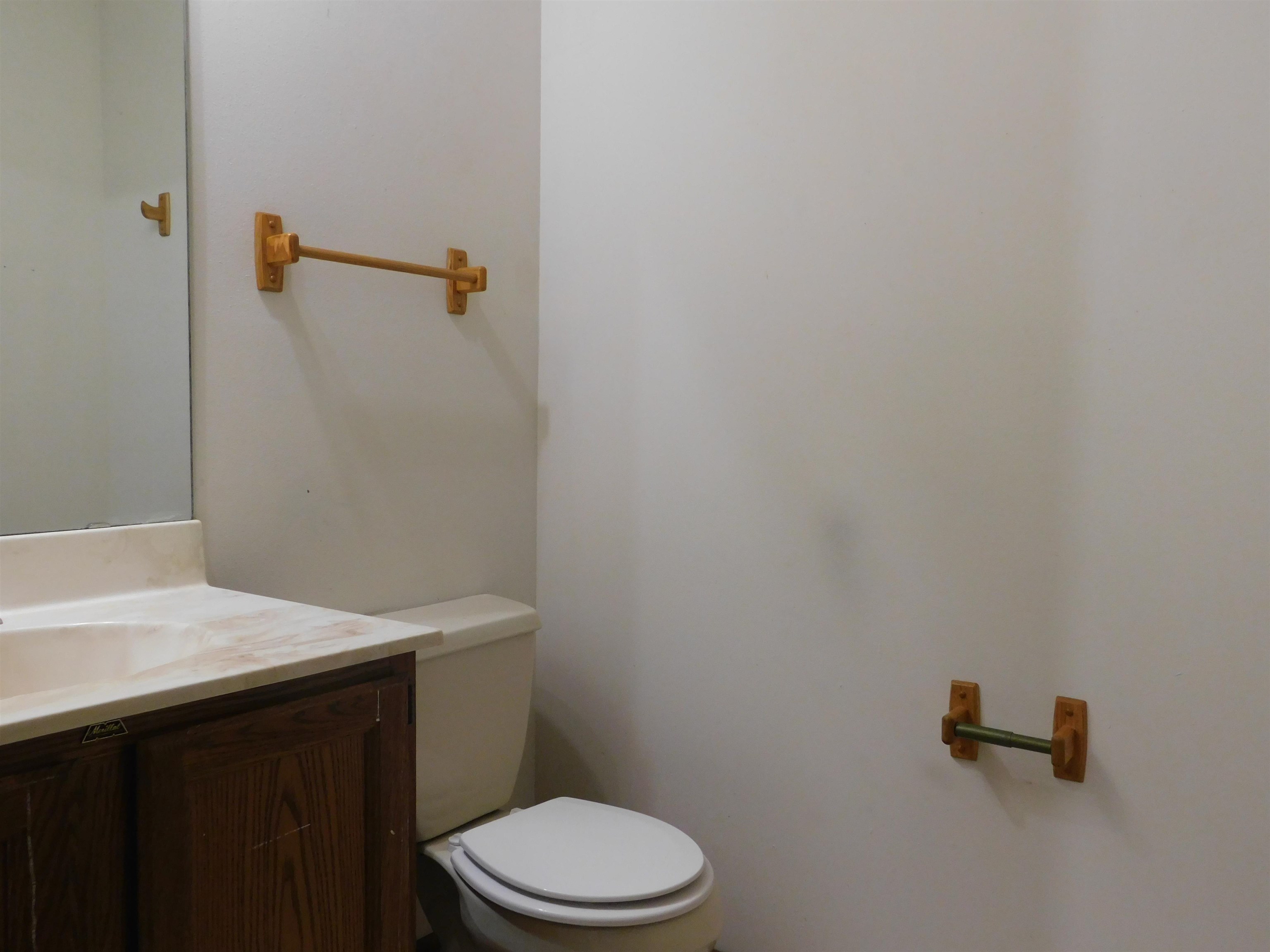 7329 Travertine Trail Rockford, IL 61107 - Photo 16 of 17 a bathroom with a sink a toilet and a mirror