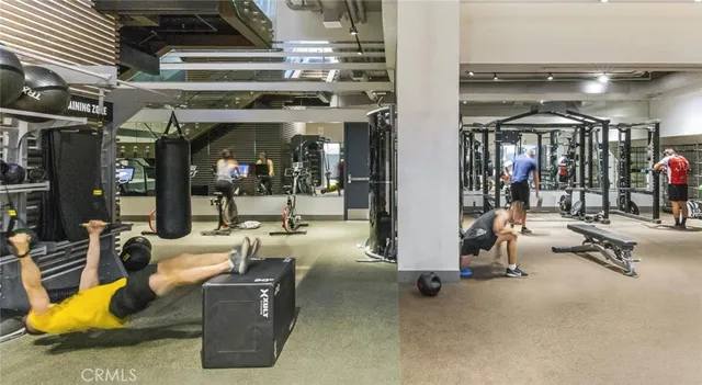 a view of building with glass windows and door