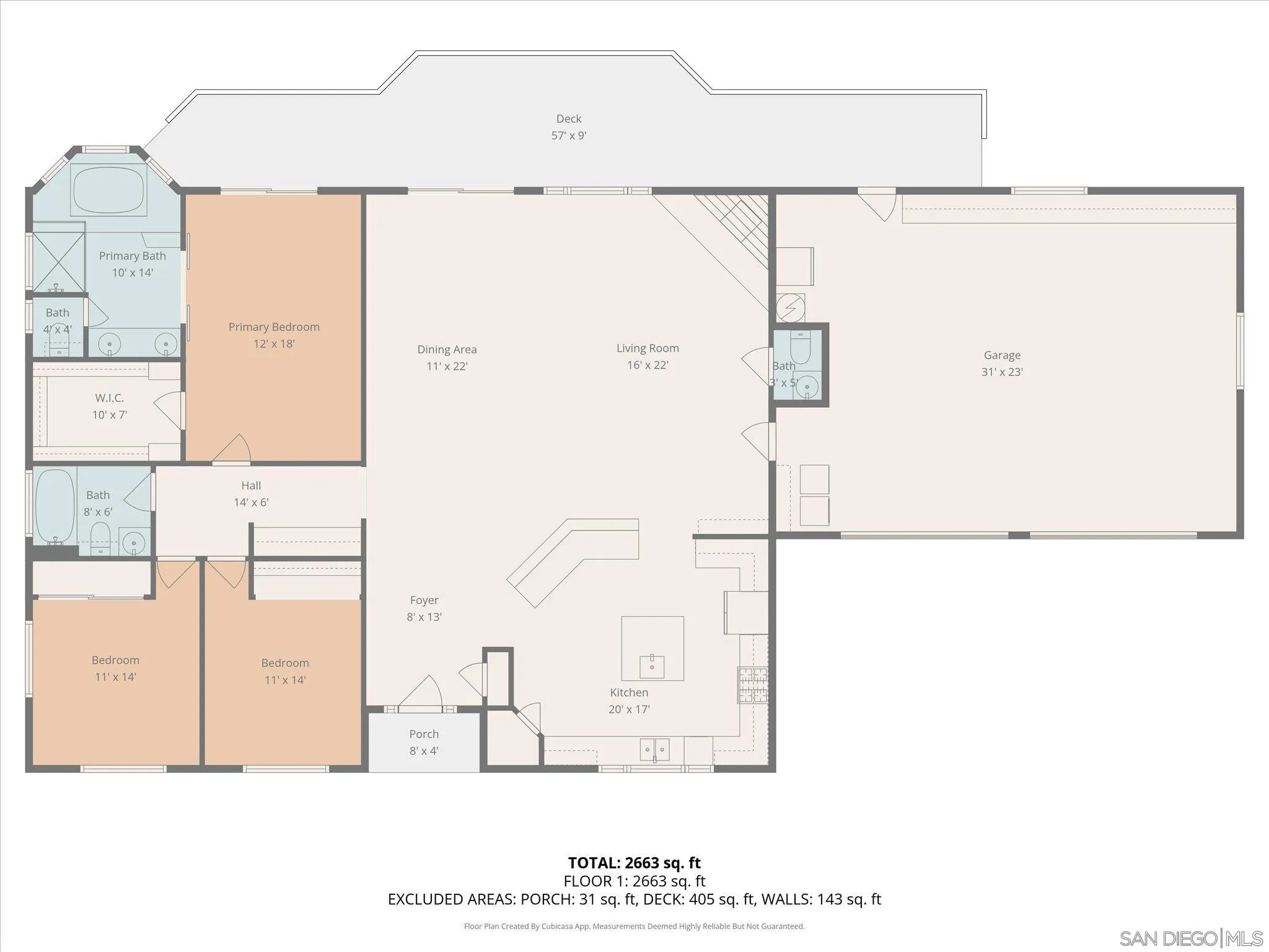 1714 Foss Road Alpine, CA 91901 - Photo 65 of 66 view of a bathroom with a shower