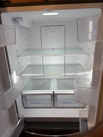 a close view of closet