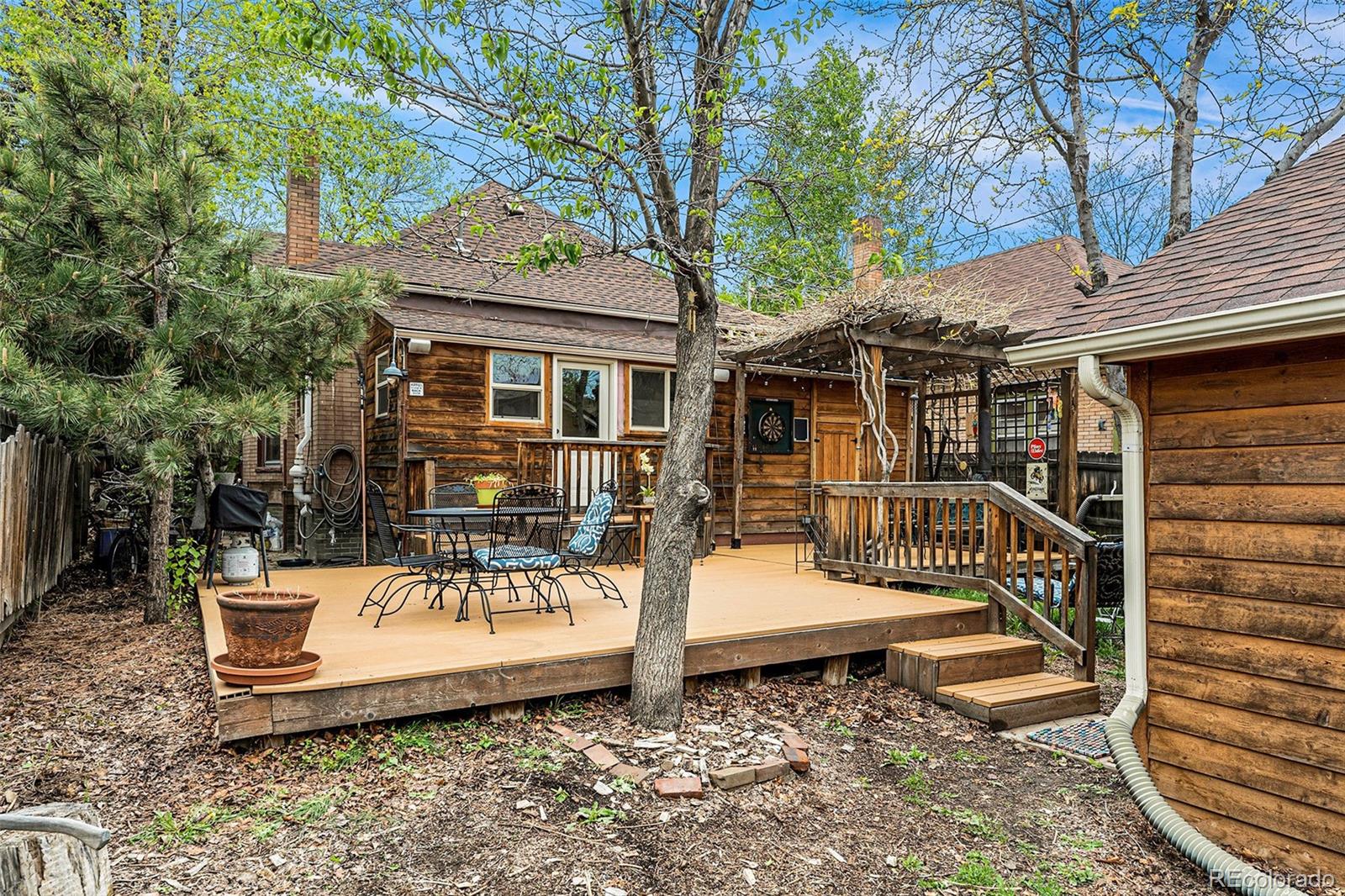 3548 Clay Street Denver, CO 80211 - Photo 27 of 30 a view of a house with backyard and sitting area