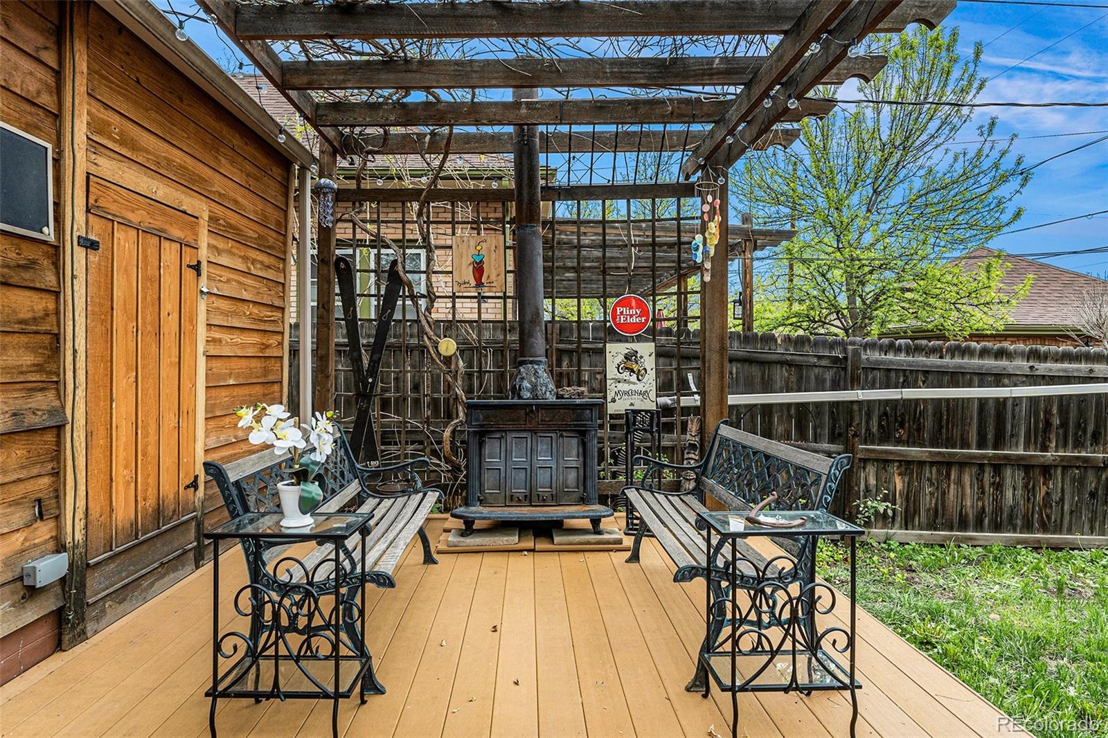 3548 Clay Street Denver, CO 80211 - Photo 28 of 30 a outdoor living space with furniture and garden view
