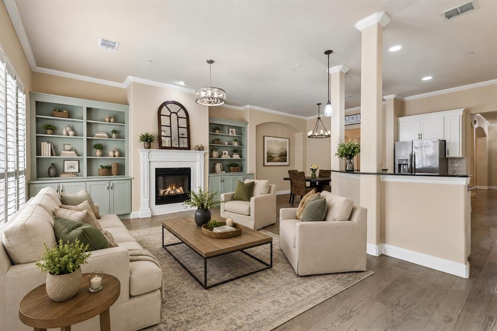 8340 Library Street Frisco, TX 75034 - Photo 5 of 24 Living - virtually staged