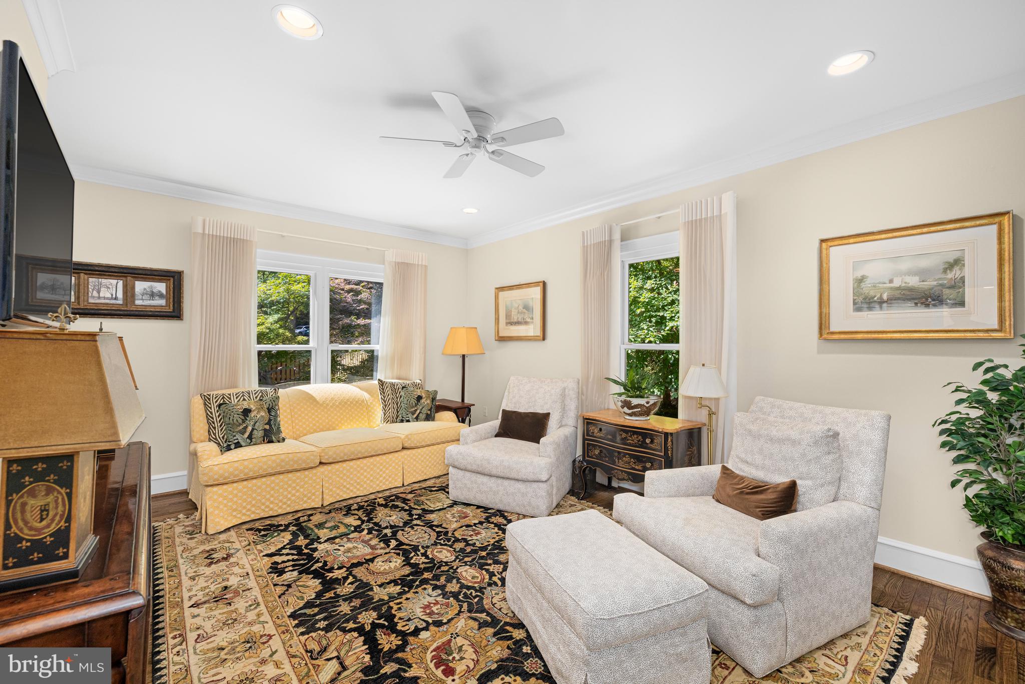 1332 Skipwith Road McLean, VA 22101 - Photo 5 of 35 a living room with furniture and a large window