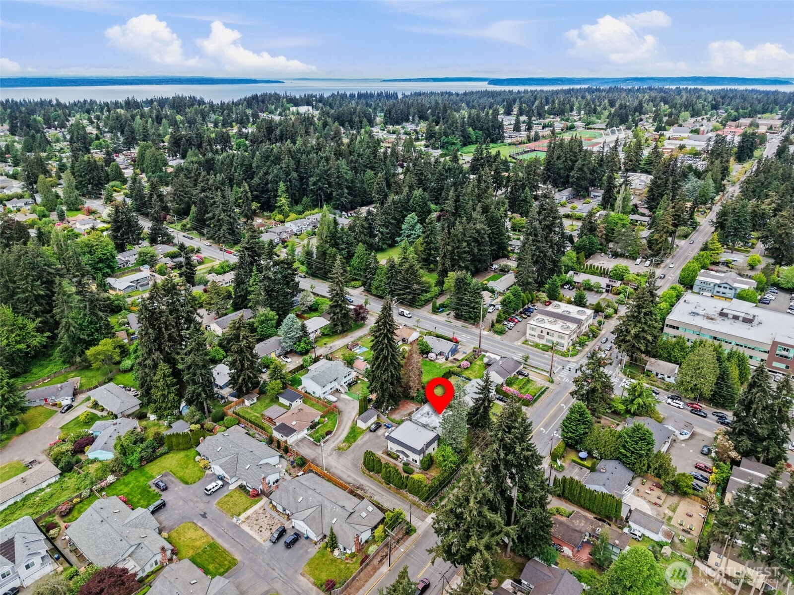 22018 76th Avenue West Edmonds, WA 98026 - Photo 8 of 18 an aerial view of residential houses with outdoor space