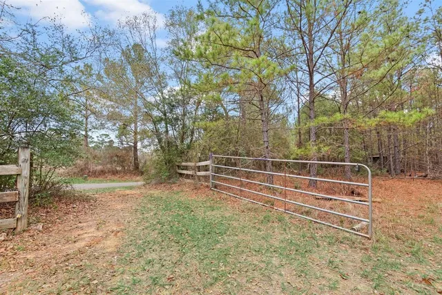 a backyard of a house