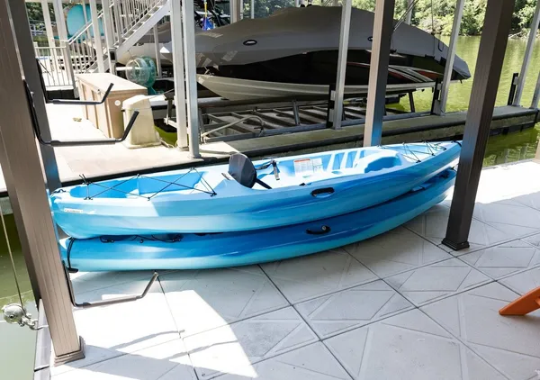 a view of a lake with a lake in front of it