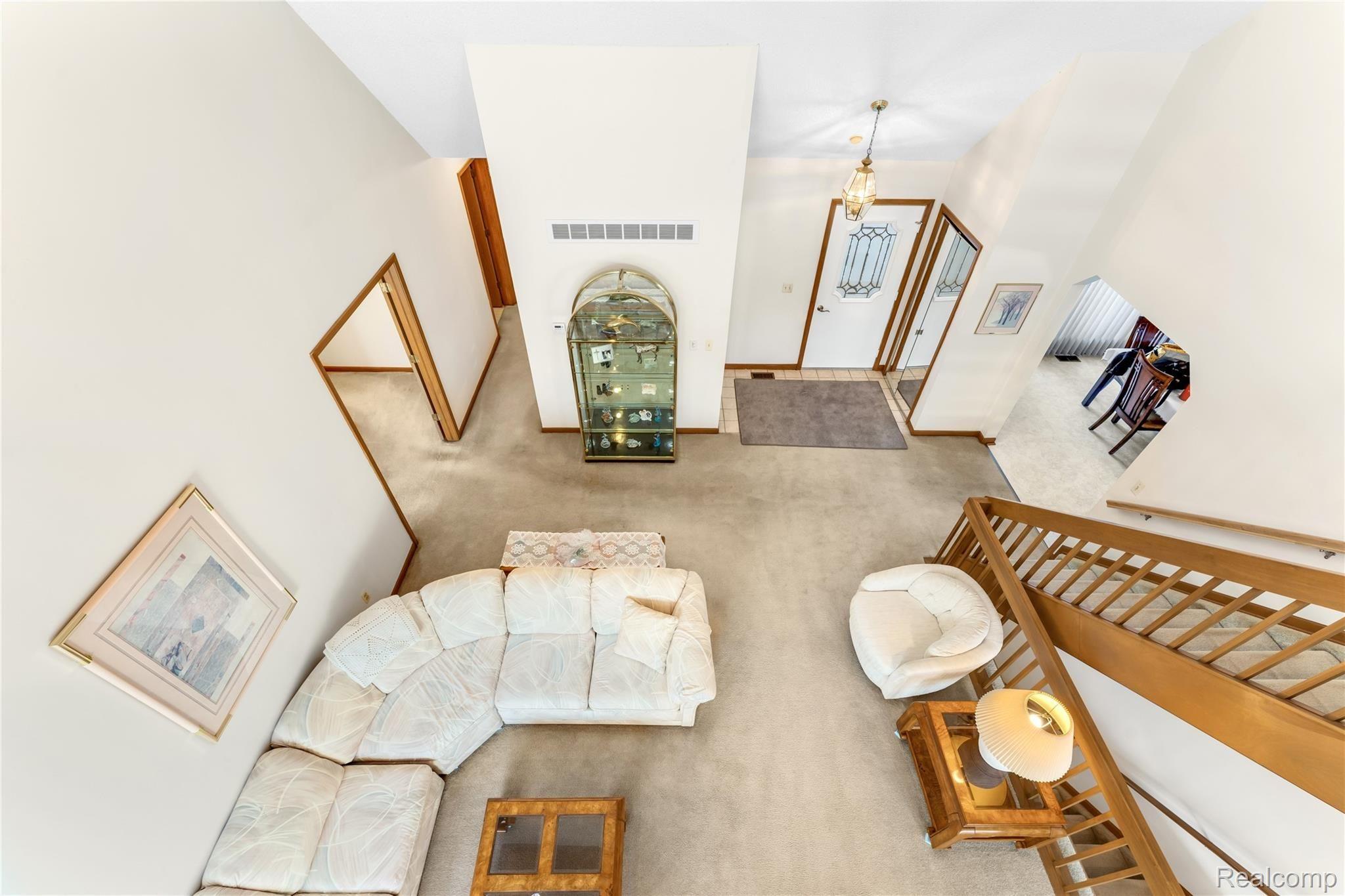 21565 Hall Road Trenton, MI 48183 - Photo 20 of 42 VIEW FROM LOFT INTO GREAT ROOM