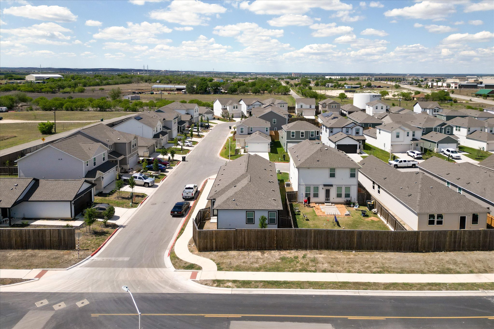 149 Cutleaf San Marcos, TX 78666 - Photo 21 of 25 Aerial view of the back of the house