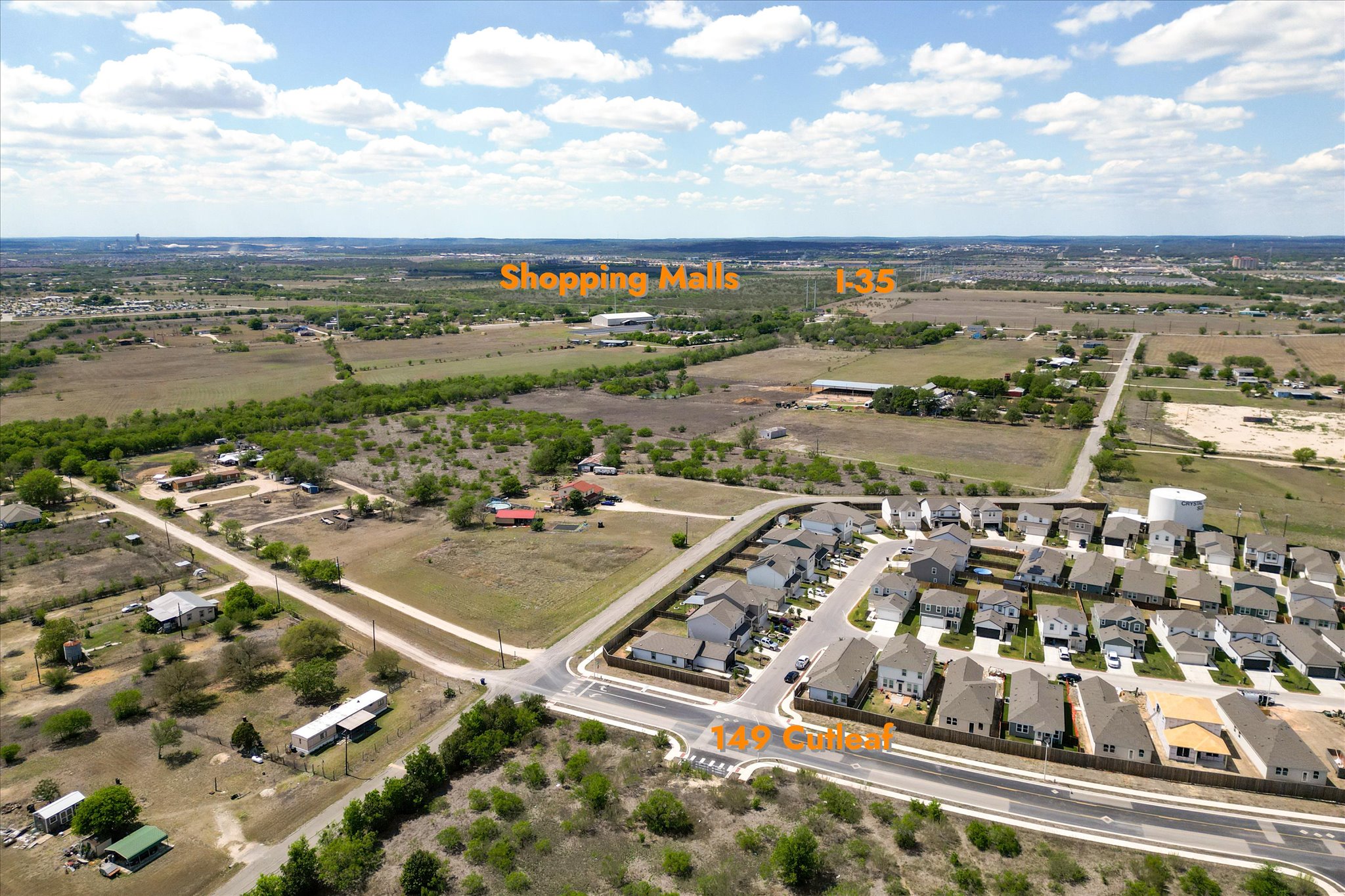 149 Cutleaf San Marcos, TX 78666 - Photo 22 of 25 Aerial view with locators