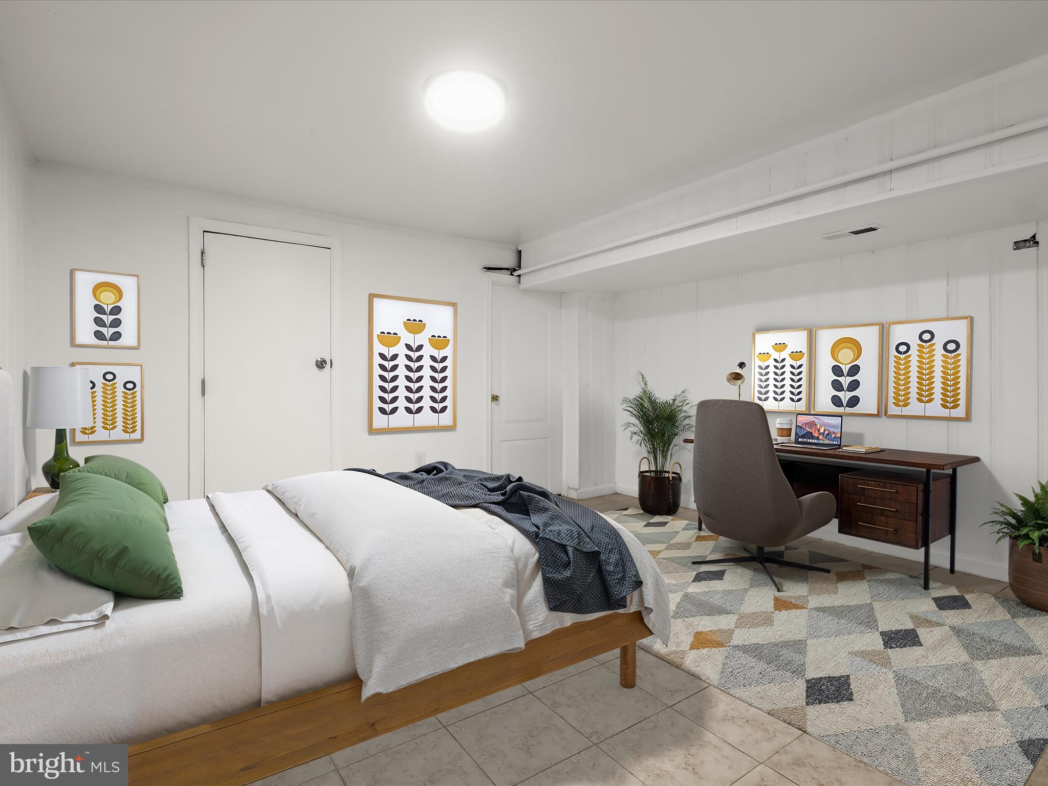 Possible Bedroom Staged Using Virtual Tools