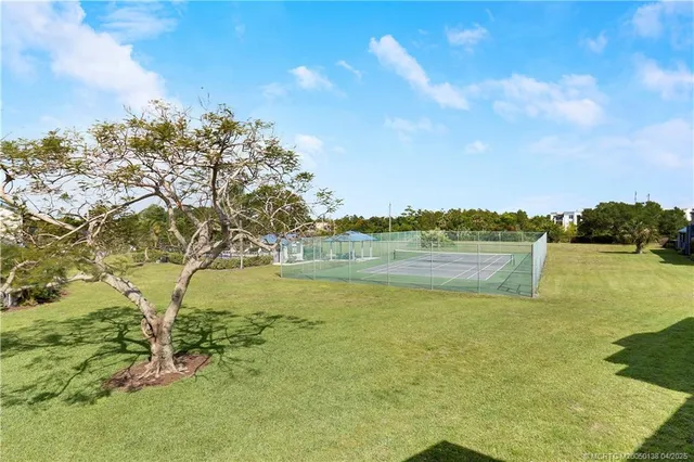 a view of a tennis court
