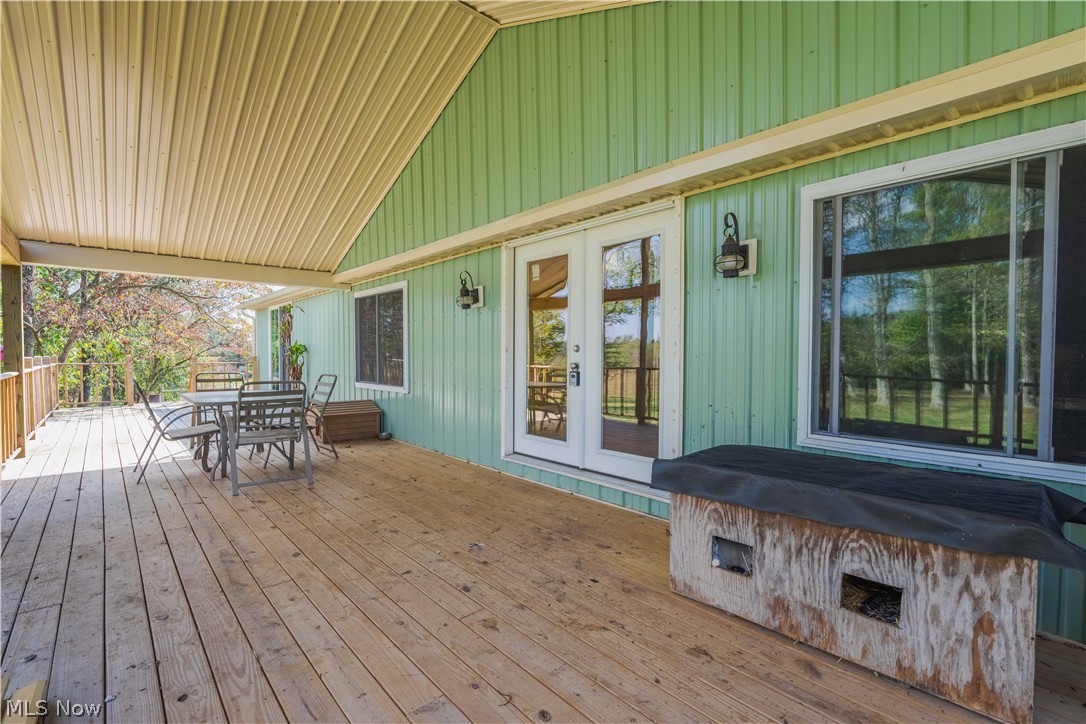 5267 Apollo Road Northeast Salineville, OH 43945 - Photo 26 of 33 Deck with outdoor dining space