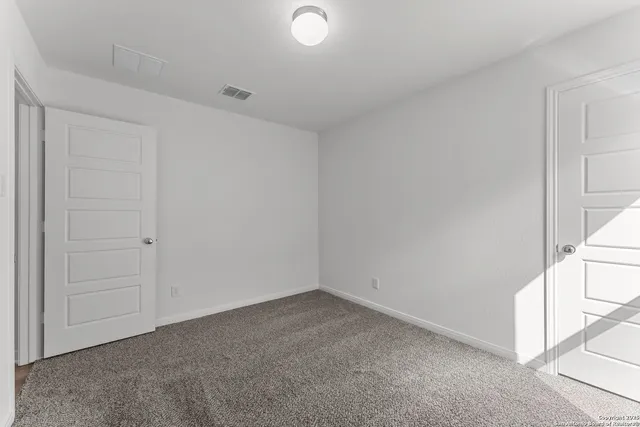 a view of a livingroom with an empty space