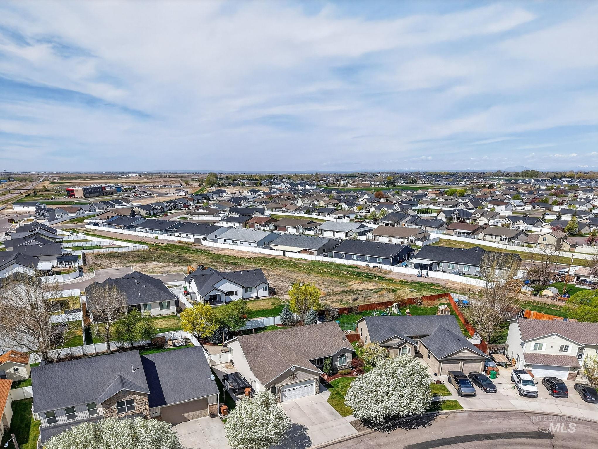 880 Redman Street Chubbuck, ID 83202 - Photo 38 of 39 Aerial perspective of suburban area