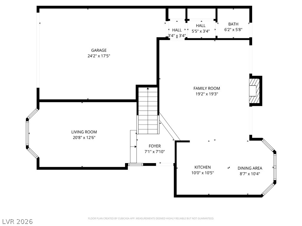 3248 Barbuda Road Las Vegas, NV 89117 - Photo 33 of 34 Downstairs floorplan