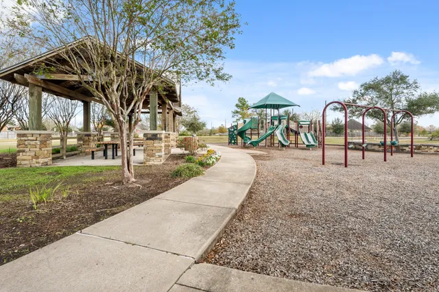 a view of outdoor space with garden
