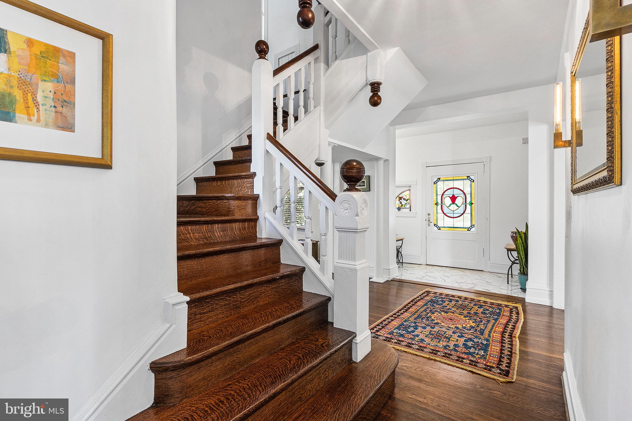 102 North Waterloo Road Devon, PA 19333 - Photo 5 of 46 Original foyer w/ stunning millwork