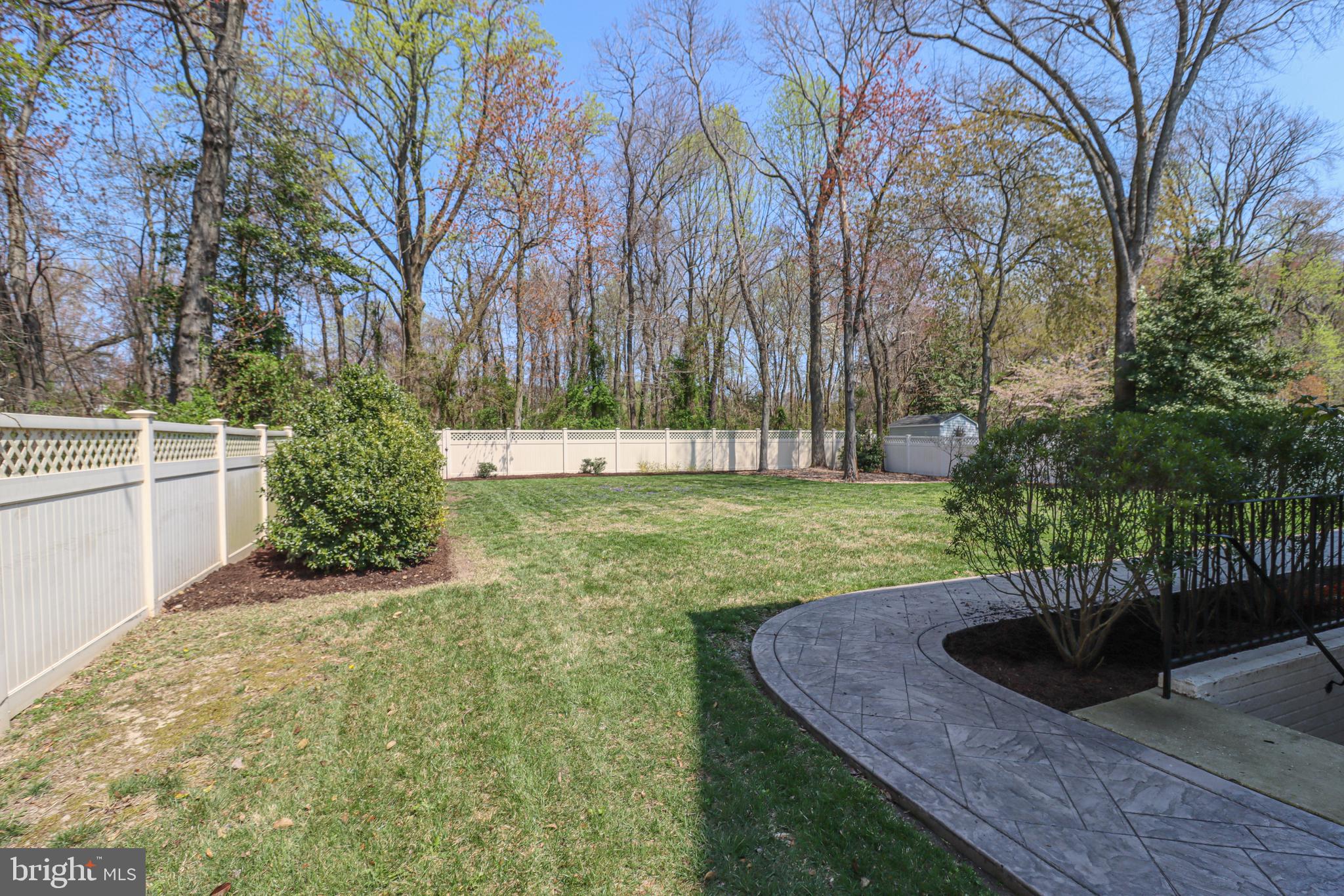 11 Johnson Road Pasadena, MD 21122 - Photo 54 of 56 Fenced Backyard & Gorgeous Hardscaping