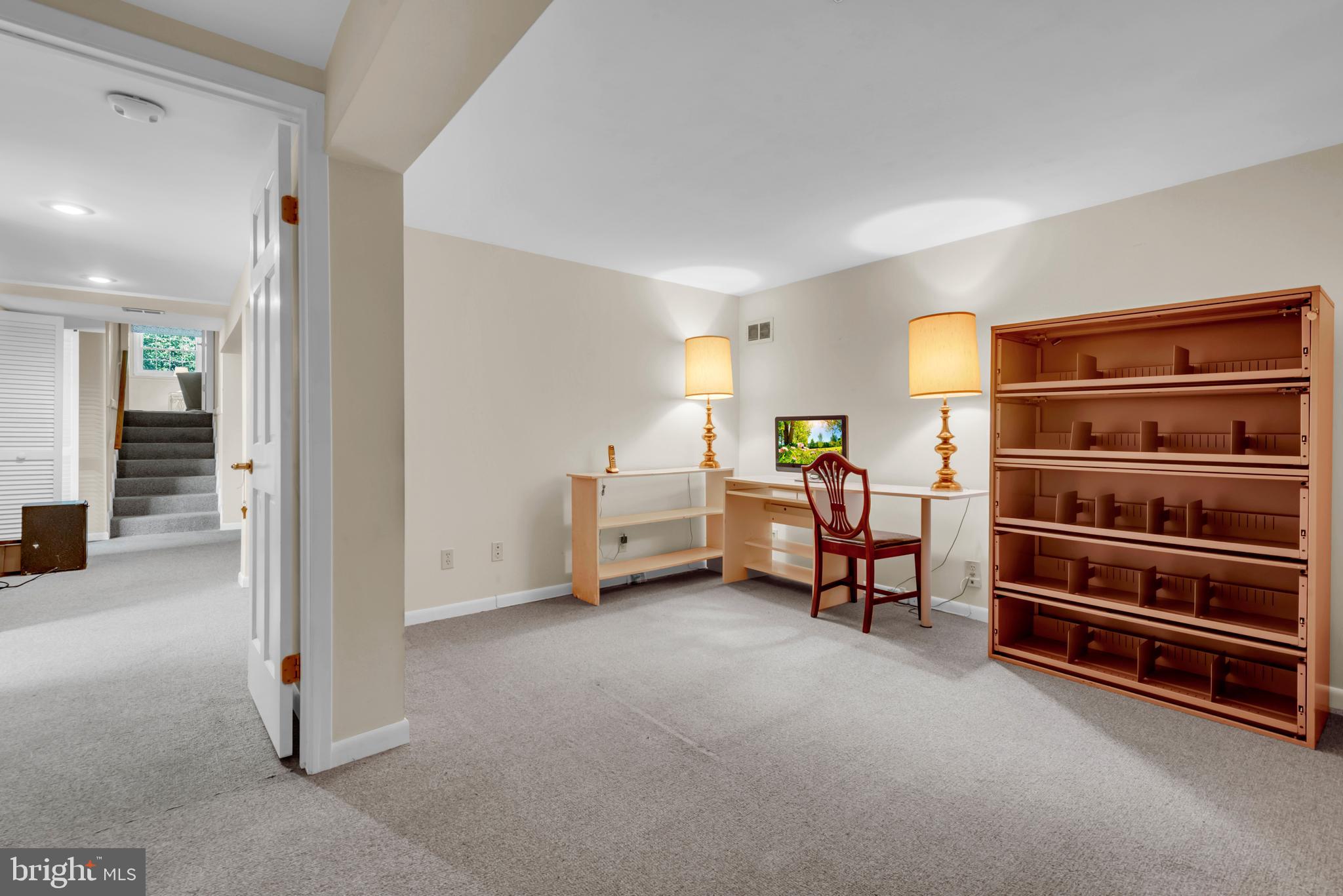 1702 Pot Spring Road Lutherville-Timonium, MD 21093 - Photo 37 of 39 Lowest Level hosts an Office and Rec Room