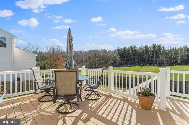 a view of a chair and table on the terrace