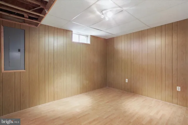 a view of a yard with a slide