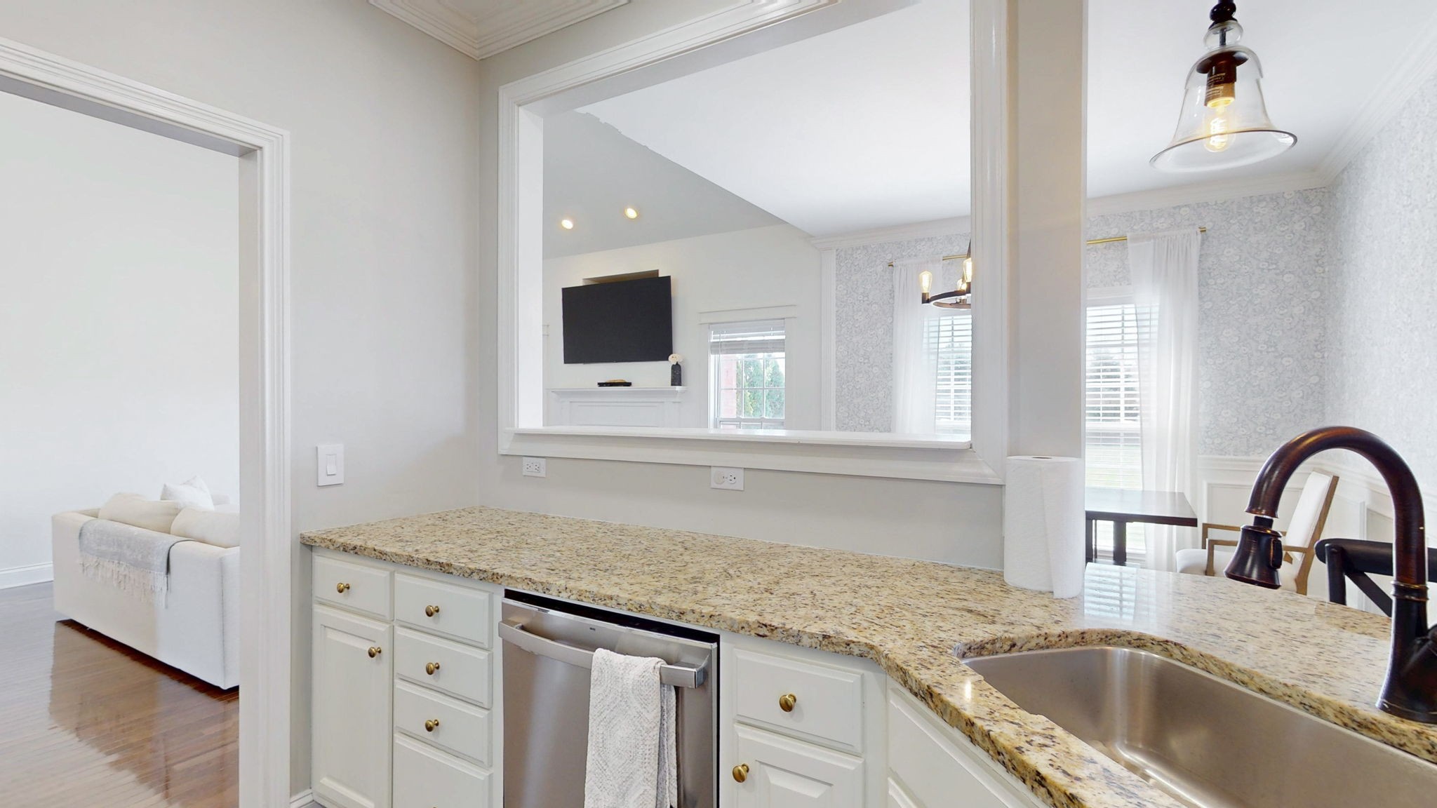 864 Bradshaw Road Lebanon, TN 37087 - Photo 11 of 41 a kitchen with granite countertop a sink and a window