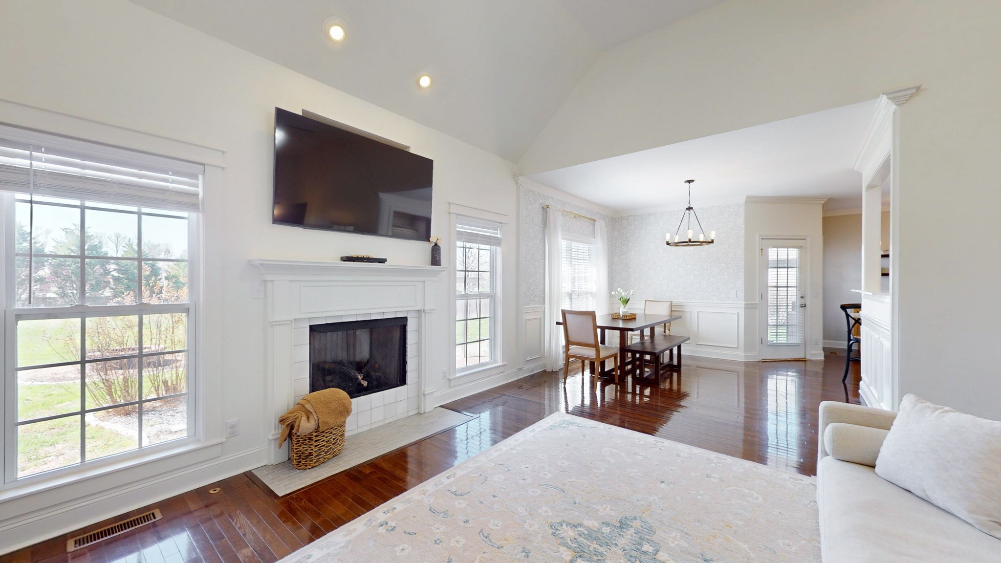 864 Bradshaw Road Lebanon, TN 37087 - Photo 8 of 41 a living room with furniture fireplace and flat screen tv