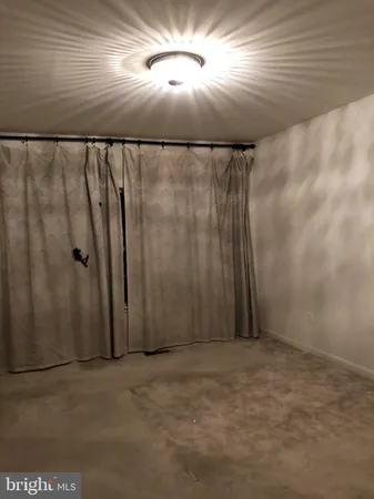 a view of a garage