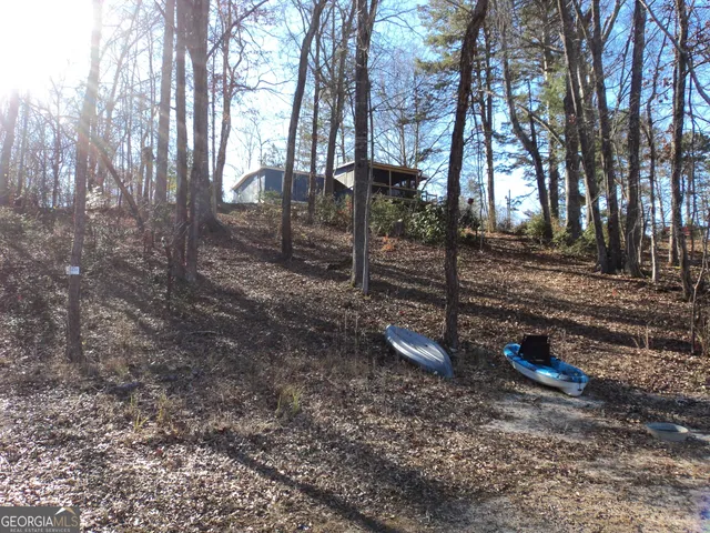 a view of wooden deck
