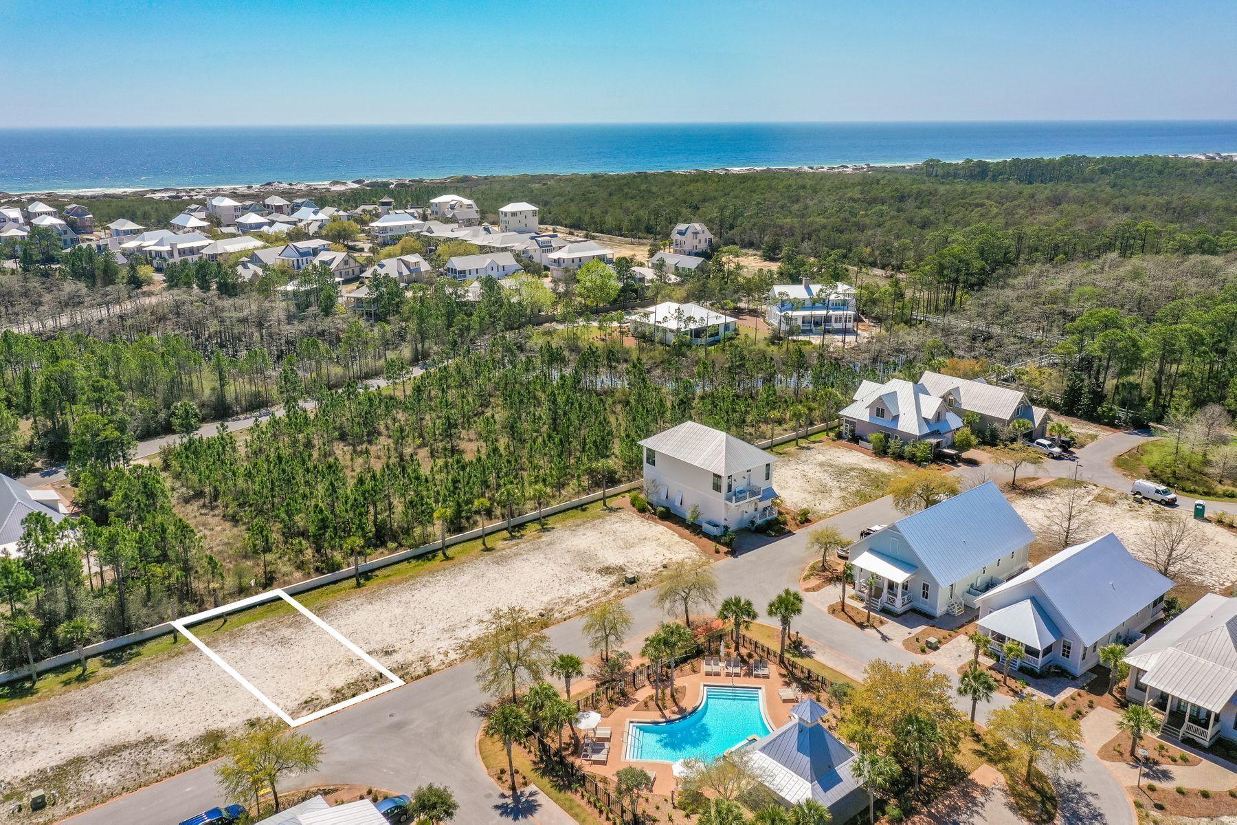 Lot 7 Cypress Santa Rosa Beach Santa Rosa Beach, FL 32459 - Photo 9 of 81 Aerial of Lot 7B with lot outline