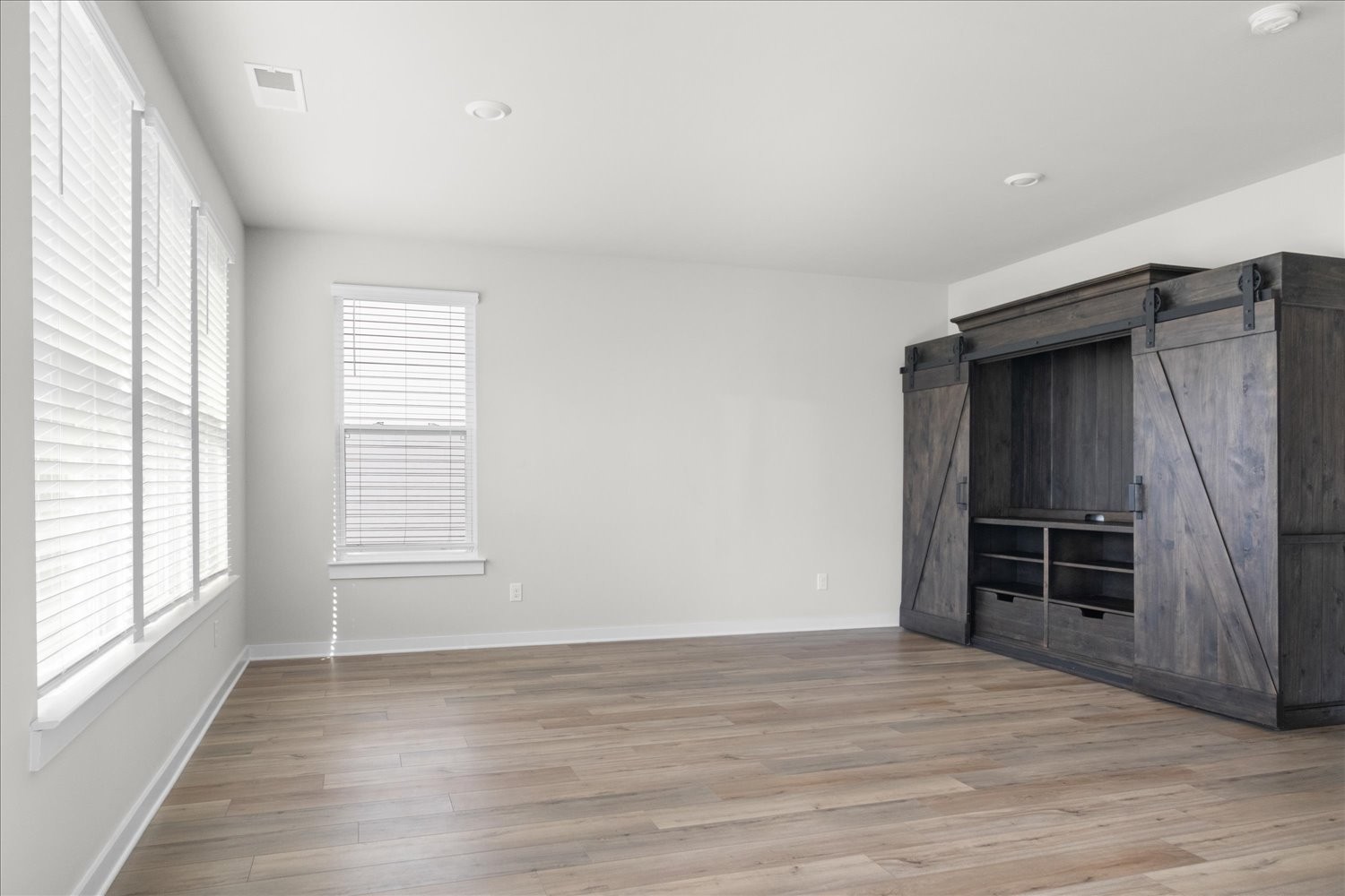 910 Sassafras Ct Spring Hill Spring Hill, TN 37174 - Photo 5 of 20 an empty room with wooden floor closet and windows
