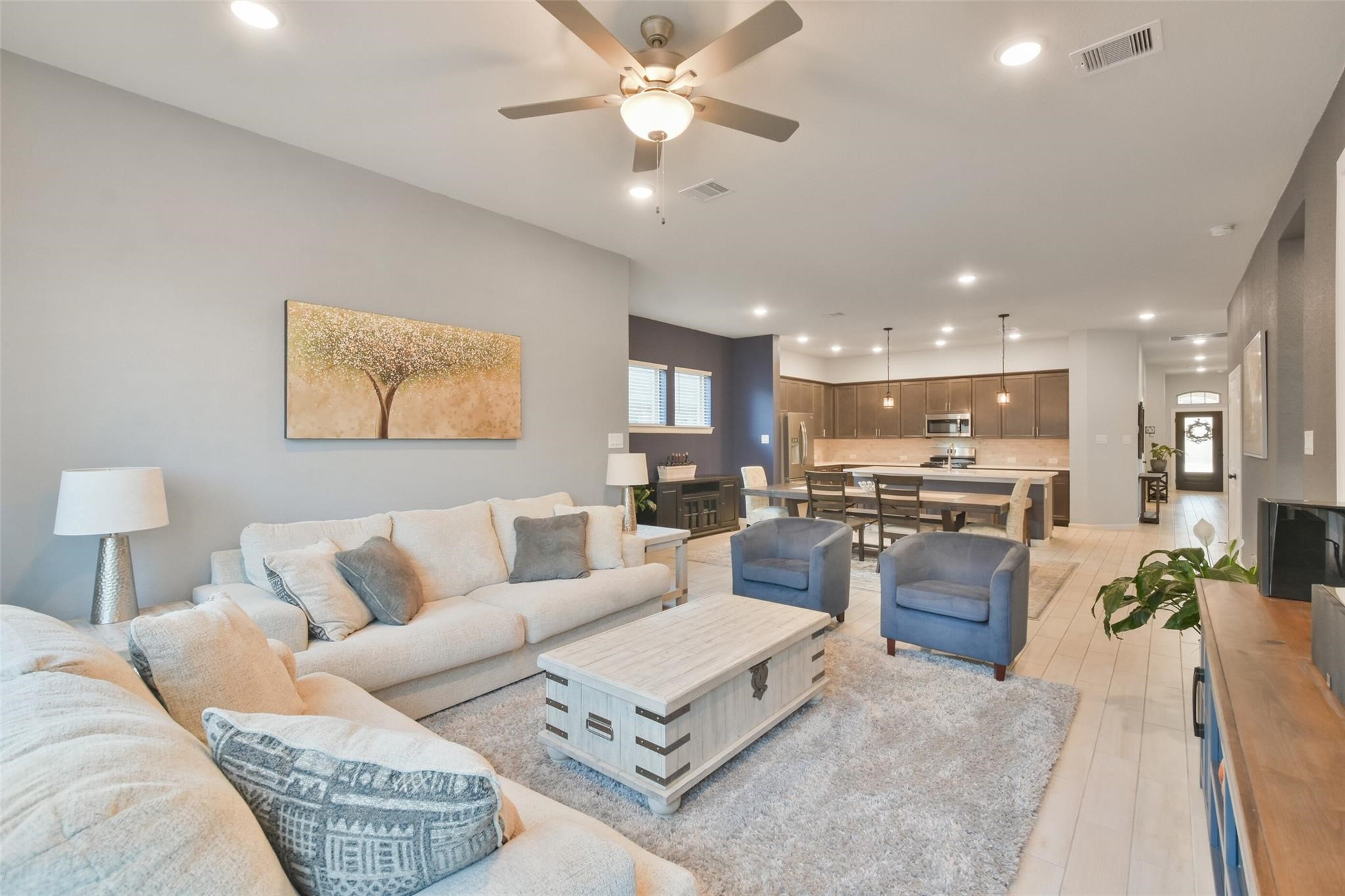 42533 Summer Crest Road Magnolia, TX 77354 - Photo 28 of 28 Open floor plan living, dining and kitchen.