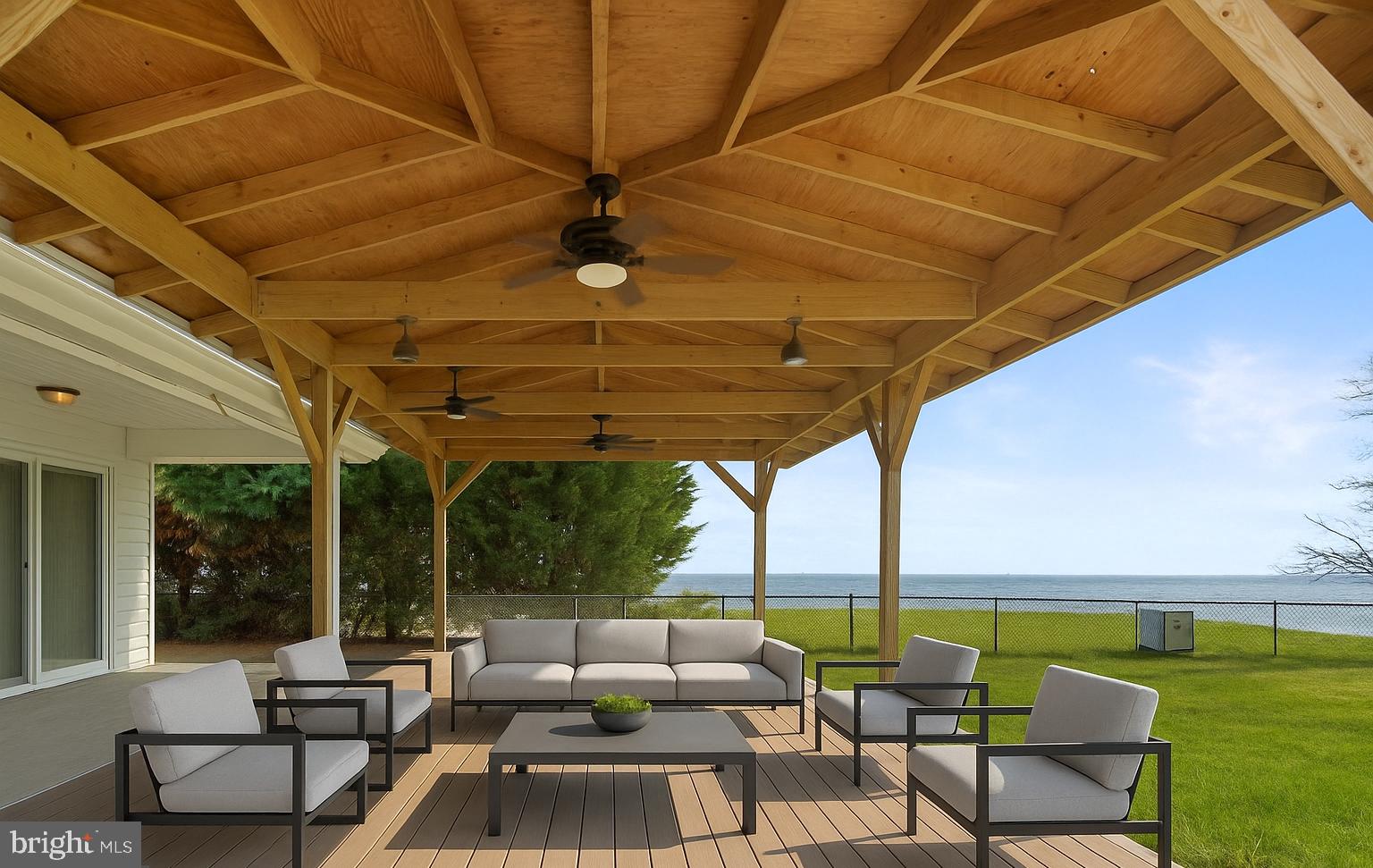 17203 Piney Point Road Piney Point, MD 20674 - Photo 32 of 43 a outdoor space with patio lots of furniture