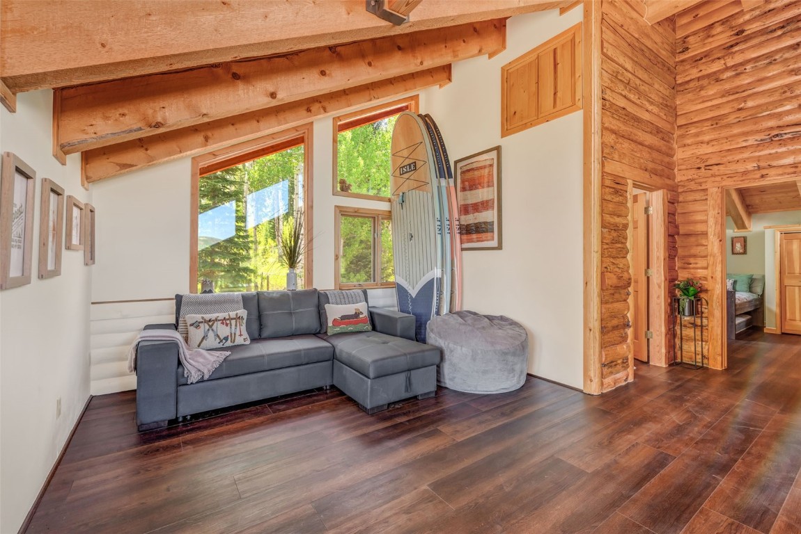 60455 Floyd Creek Road Clark, CO 80428 - Photo 26 of 50 a living room with furniture and a large window
