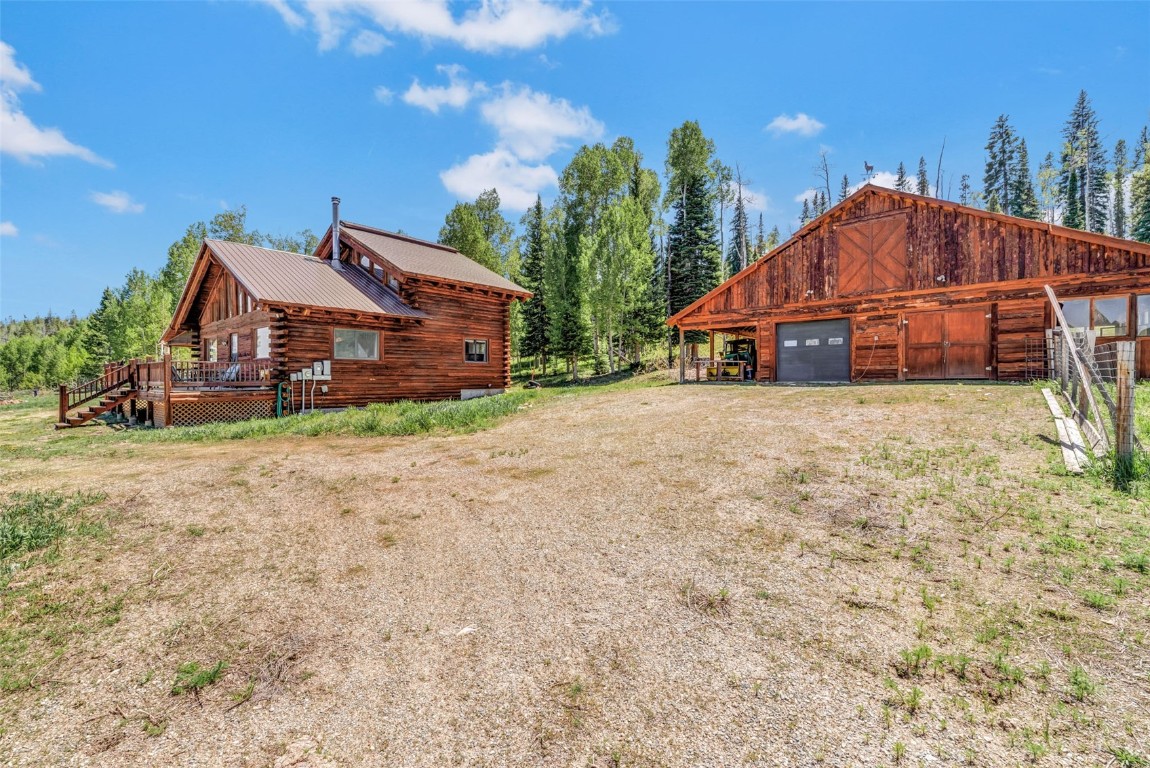 60455 Floyd Creek Road Clark, CO 80428 - Photo 46 of 50 front view of a house with a yard
