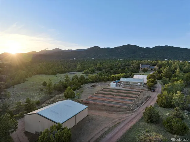 a view of a terrace with a garden