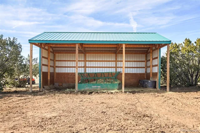 a backyard of a house