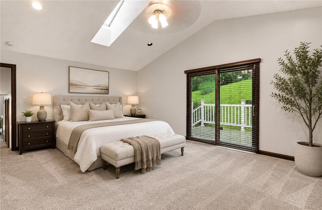 859 Meadowbrook Road Trafford, PA 15085 - Photo 15 of 37 Primary Suite with private deck *Virtually staged*
