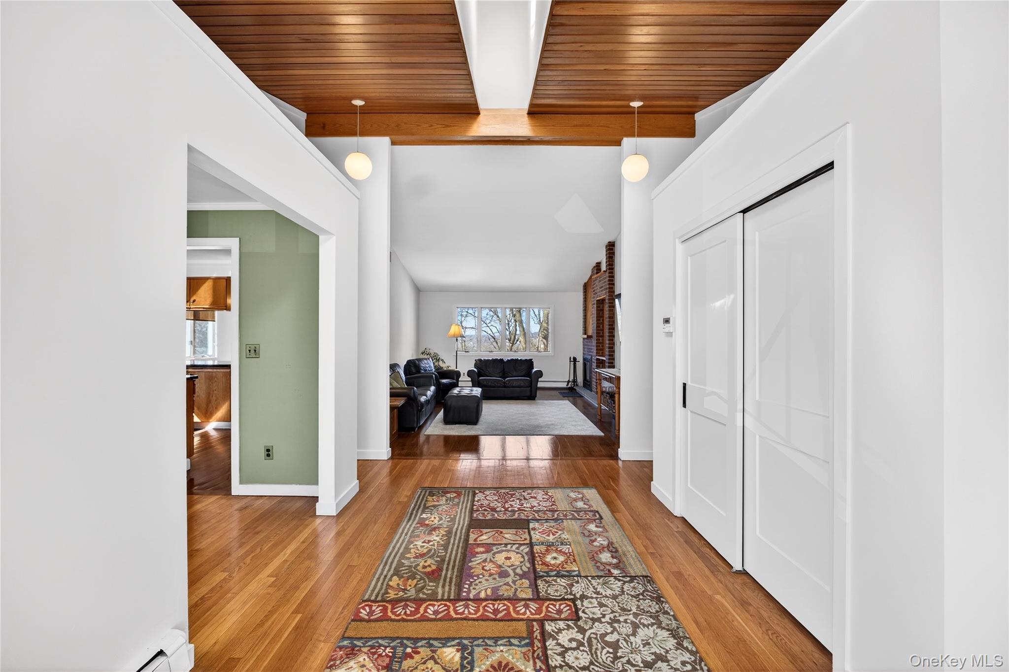 80 Ridgeview Drive Pleasantville, NY 10570 - Photo 2 of 45 A generous foyer welcomes you with beautiful wood floors and a generous cedar lined front hall closet.