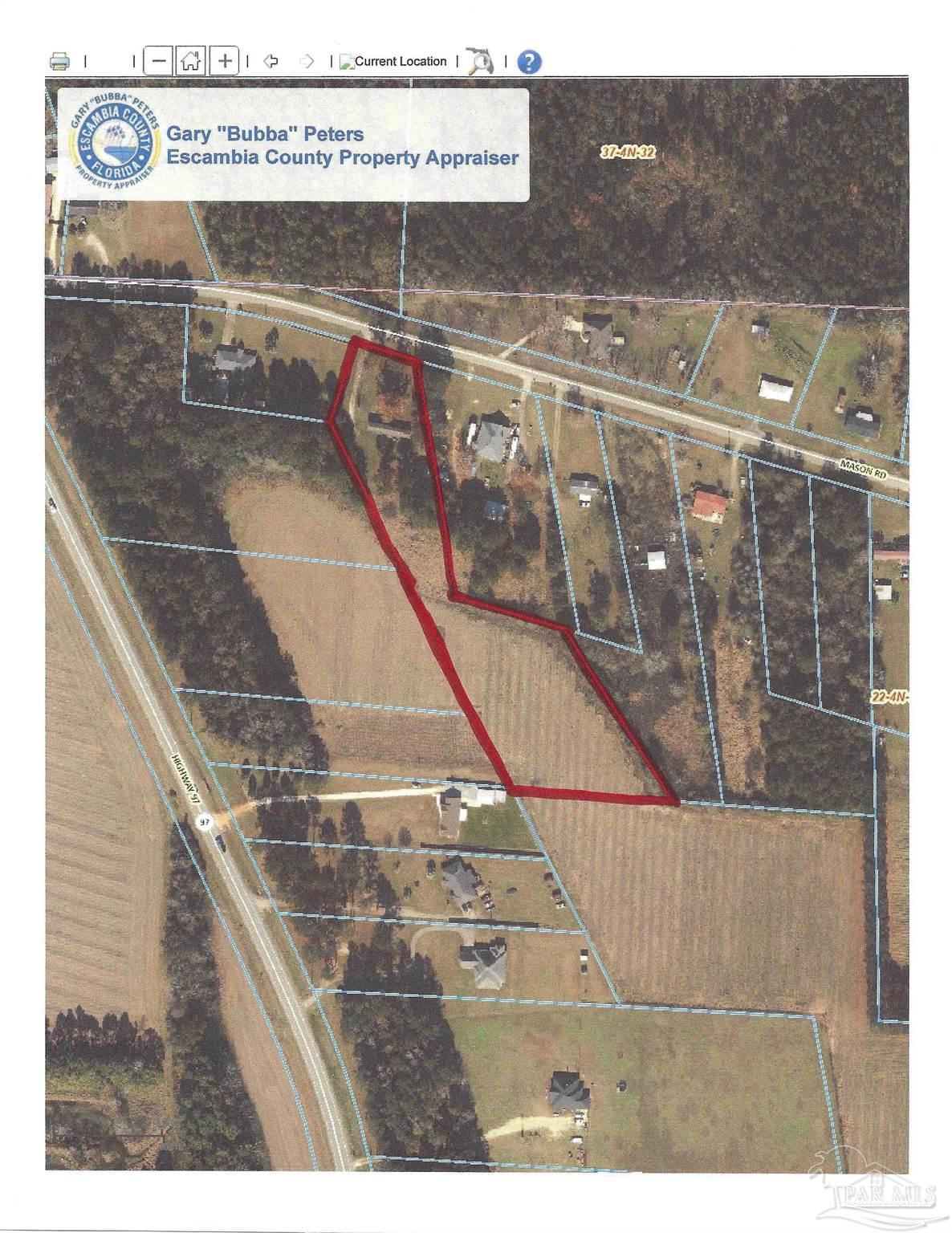 3230 Mason Road McDavid, FL 32568 - Photo 4 of 45 Lots of space to build another home in back!