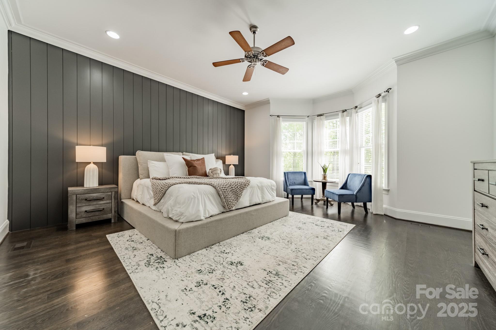 5868 Savona Terrace Fort Mill, SC 29708 - Photo 23 of 46 a bedroom with furniture and a large window