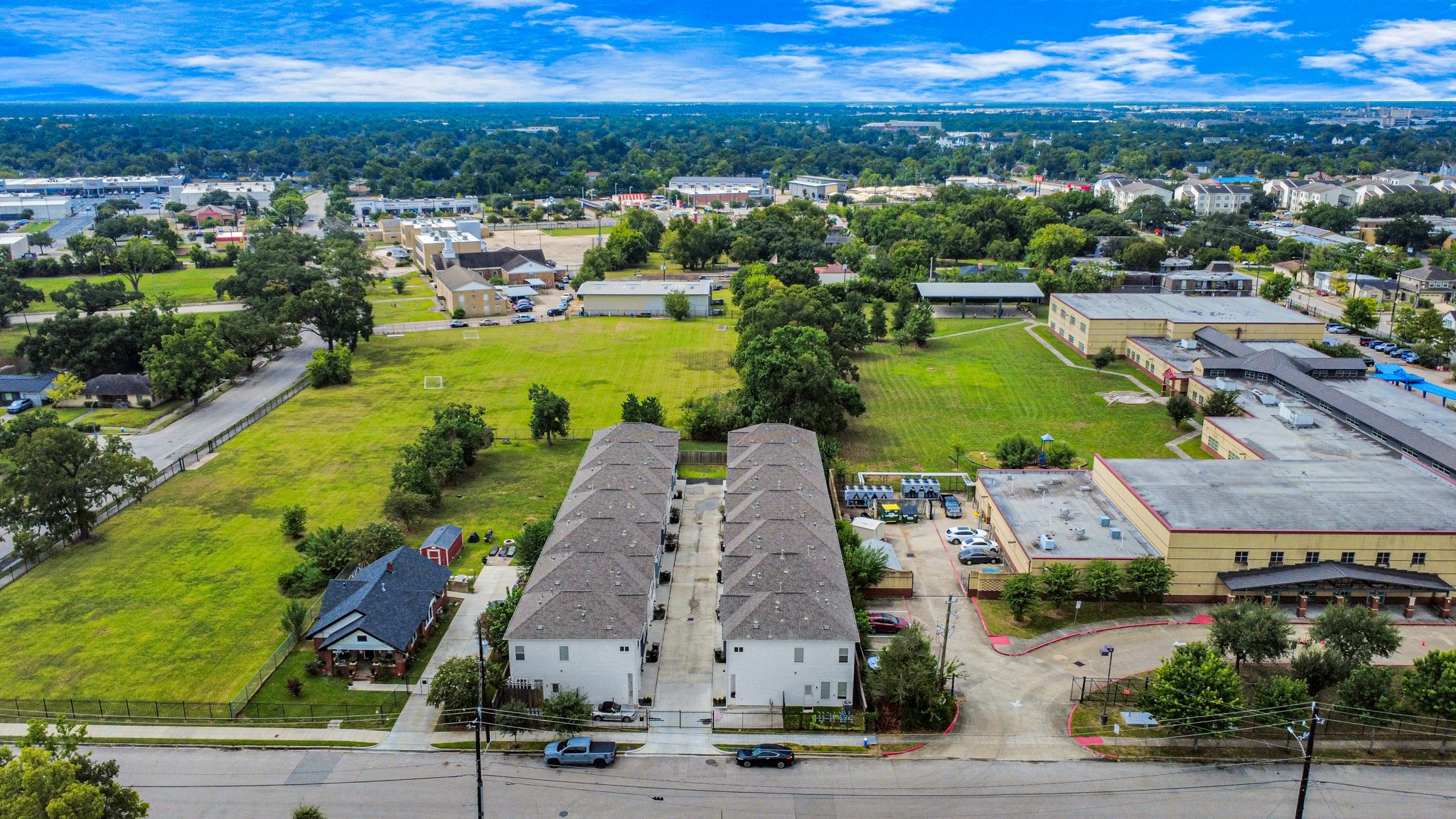 3642 Griggs Road Houston, TX 77021 - Photo 5 of 39 an aerial view of residential houses with outdoor space and ocean view