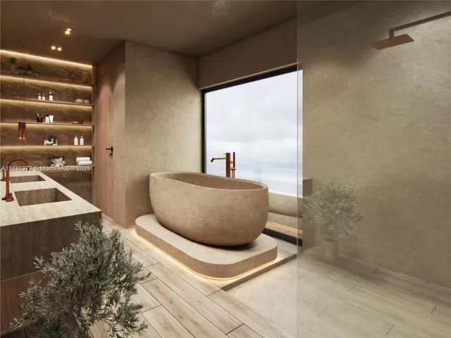 a room with table and chair